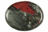 1.9" Polished Bloodstone Worry Stones  - Photo 2